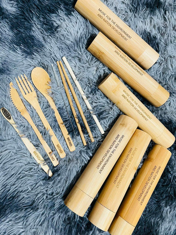 LABAN BAMBOO CUTLERY SET