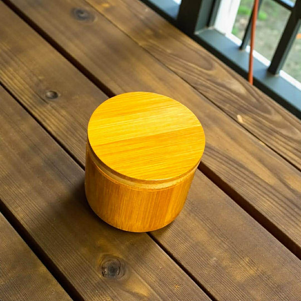 Bamboo Canister with spoon