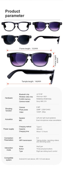 AI SMART GLASSES (MOQ 6PCS)