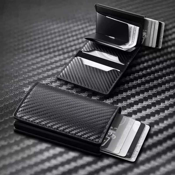 Minimalist RFID-Blocking Pop-Up Smart Wallets (M0Q 50pcs)