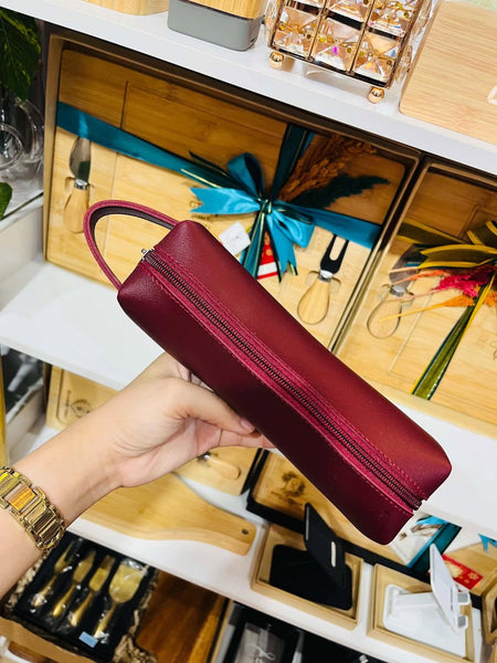 PEN LEATHER POUCH (MOQ 50PCS)
