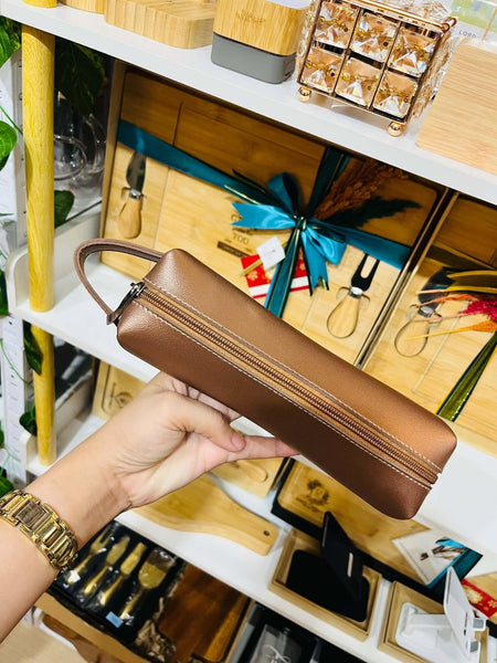 PEN LEATHER POUCH (MOQ 50PCS)