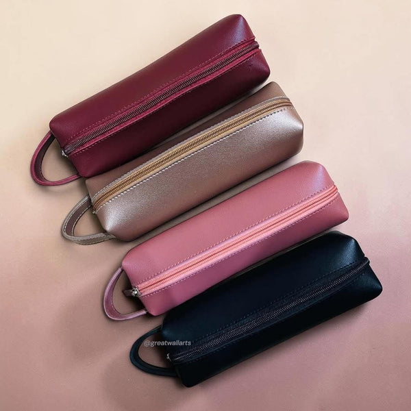 PEN LEATHER POUCH (MOQ 50PCS)