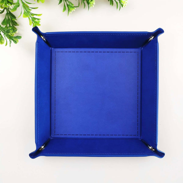A Custom PU Leather Valet Tray (MOQ 50PCS)