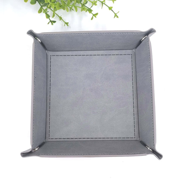 A Custom PU Leather Valet Tray (MOQ 50PCS)
