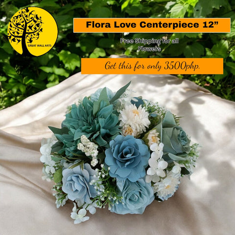 FLORA LOVE CENTERPIECE 12”