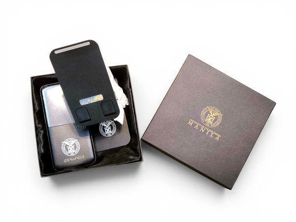 BRANDED POWERBANK + MOBILE STAND SET
