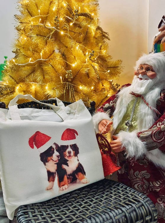 The "Christmas Puppy" Totebag