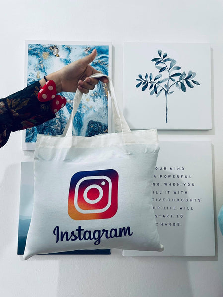 The "Instagram Totebag (12x14 inches Square Shape)"