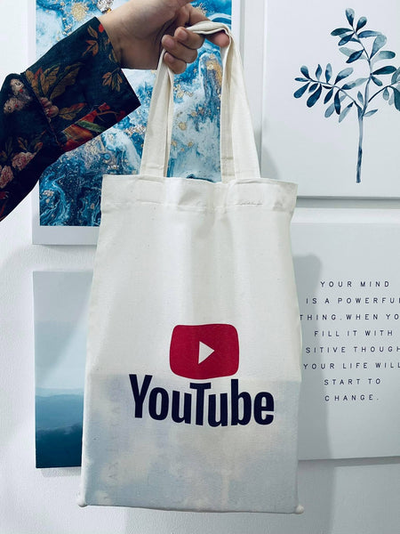 The "YouTube Totebag (11x15 inches Rectangular)"
