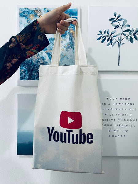 The "YouTube Totebag (11x15 inches Rectangular)"
