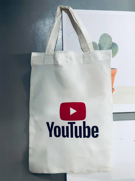 The "YouTube Totebag (11x15 inches Rectangular)"