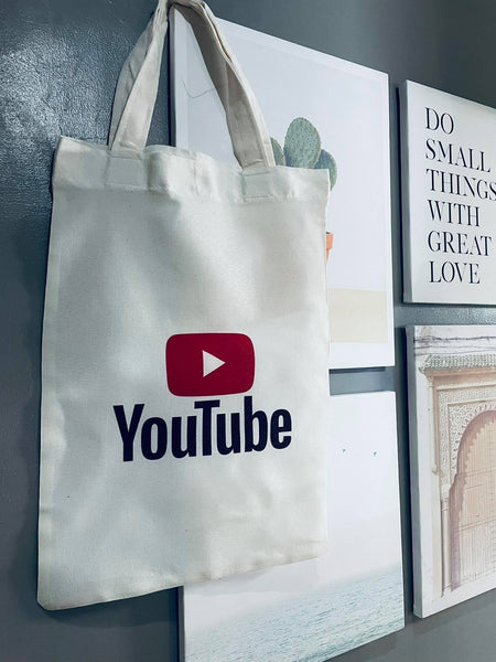 The "YouTube Totebag (11x15 inches Rectangular)"