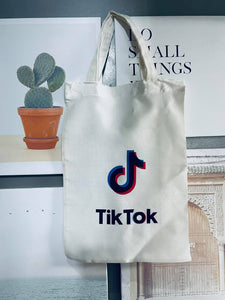 The "Tiktok Totebag (11x15 inches Rectangular)"